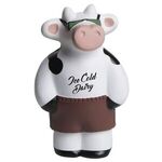 Squeezies® Cool Cow Stress Reliever - Black-white