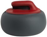 Squeezies Curling Rock Stress Reliever - Black-red