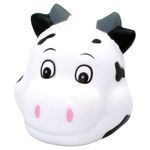 Squeezies® Cute Cow Head Stress Reliever - White-black