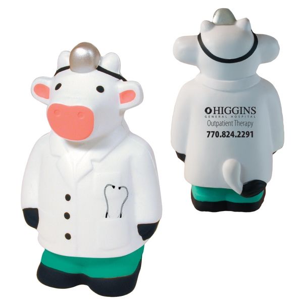 Main Product Image for Imprinted Squeezies (R) Doctor Cow Stress Reliever