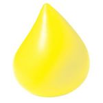 Squeezies® Droplet Stress Reliever - Yellow