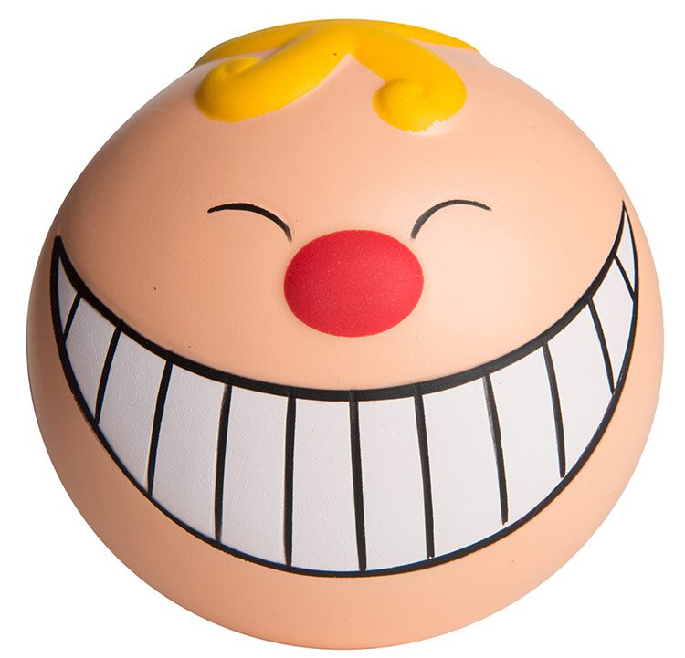 Main Product Image for Promotional Squeezies Funny Face Smile Stress Reliever
