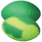 Squeezies® Green/Yellow "Mood" Football Stress Reliever - Green