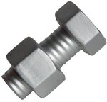 Squeezies Nut and Bolt Stress Reliever - Silver