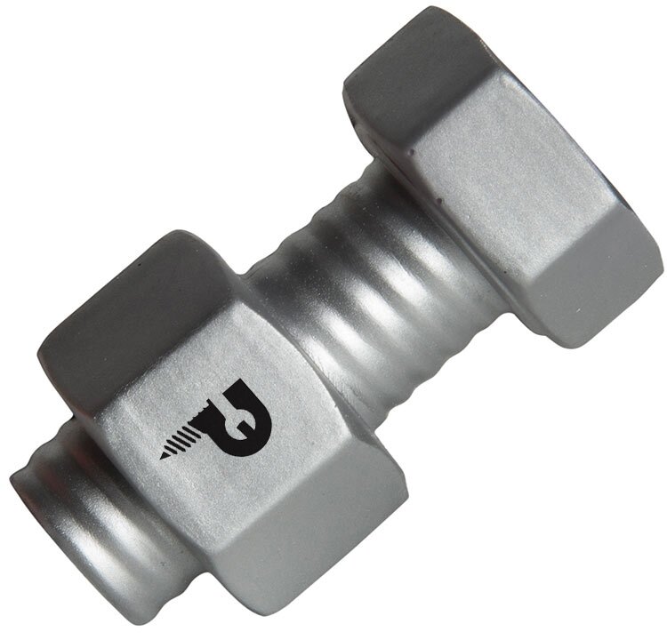Main Product Image for Imprinted Squeezies Nut And Bolt Stress Reliever