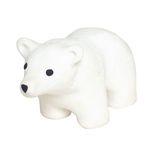 Squeezies® Polar Bear Stress Reliever - White