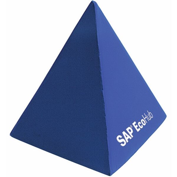 Main Product Image for Imprinted Squeezies Pyramid Stress Reliever