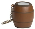 Squeezies(R) Barrel Keyring Stress Reliever - Brown