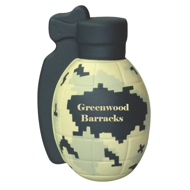 Main Product Image for Custom Squeezies(R) Camo Grenade Stress Reliever