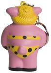 Squeezies(R) Cool Pig Keyring Stress Reliever -  