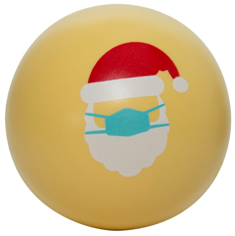 Main Product Image for Promotional Squeezies (R) Holiday Ppe Santa Stress Ball
