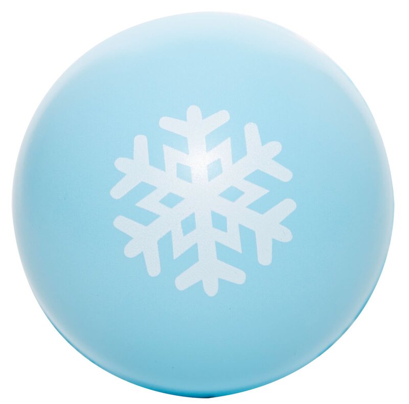 Main Product Image for Promotional Squeezies (R) Holiday Snowflake Stress Ball