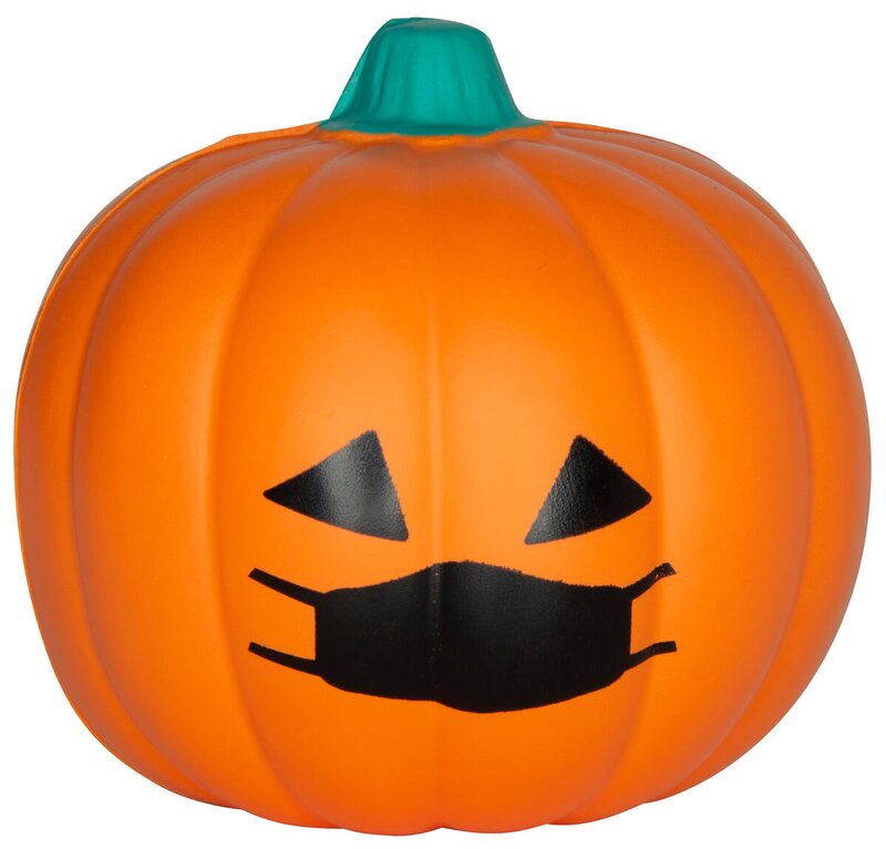 Main Product Image for Promotional Squeezies (R) Ppe Pumpkin Jack O Lantern Stress Reli