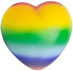 Squeezies(R) Rainbow Sweet Heart Stress Reliever - Rainbow