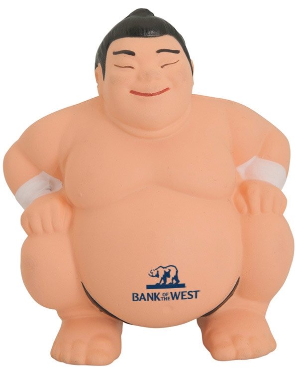 Main Product Image for Custom Squeezies(R) Sumo Wrestler Stress Reliever