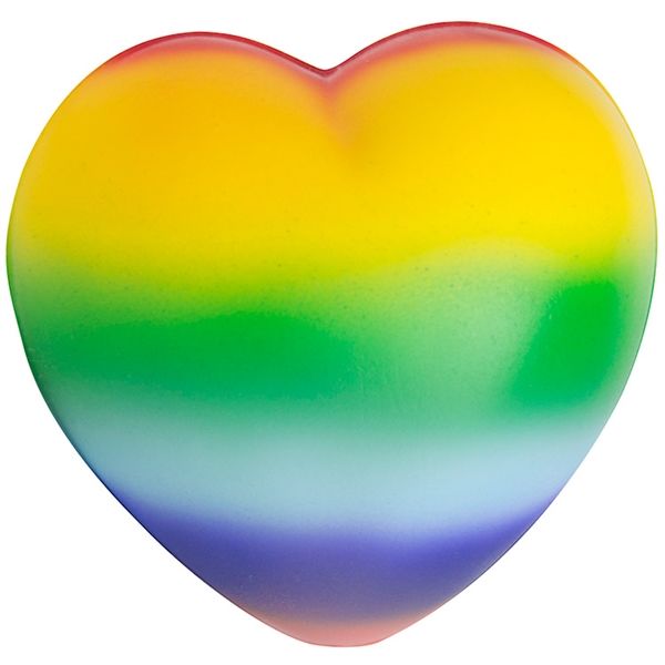 Main Product Image for Custom Squeezies(R) Rainbow Sweet Heart Stress Reliever