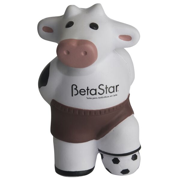 Main Product Image for Promotional Squeezies(R) Soccer Cow Stress Reliever