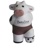 Squeezies® Soccer Cow Stress Reliever - Multi Color