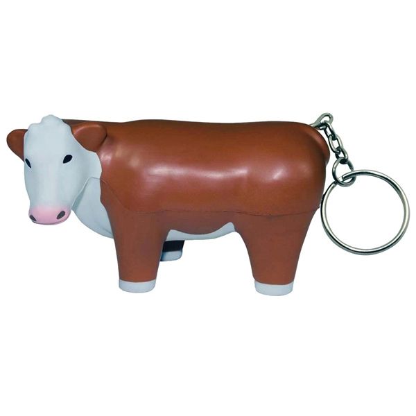 Main Product Image for Imprinted Squeezies Steer Keyring Stress Reliever