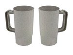 Stadium Cup Beer Stein Single Wall  32 oz. - Granite