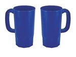 Stadium Cup Beer Stein Single Wall  32 oz. - Royal Blue