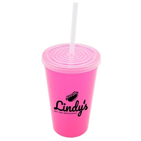 Main Product Image for Stadium Cup with Lid and Straw