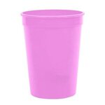 Stadium Cups-On-The Go 12 Oz Solid Colors - Awarenes Pink