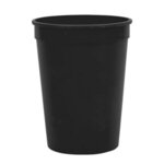 Stadium Cups-On-The Go 12 oz Solid Colors - Black