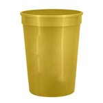 Stadium Cups-On-The Go 12 Oz Solid Colors - Metallic Gold