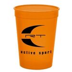 Stadium Cups-On-The Go 12 oz Solid Colors - Orange