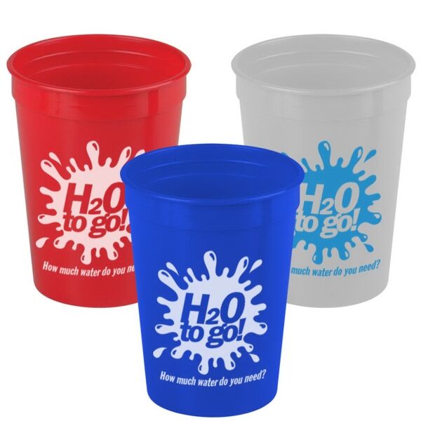 Main Product Image for Stadium Cups-On-The Go 12 Oz Solid Colors