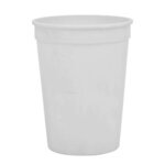 Stadium Cups-On-The Go 12 oz Solid Colors - White