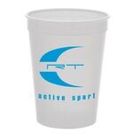 Stadium Cups-On-The Go 12 oz Solid Colors - White