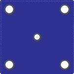 STADIUM TABLE & CHAIRS - Navy Blue