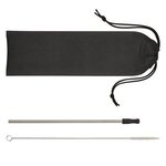 Stainless Steel Straw Kit - Black