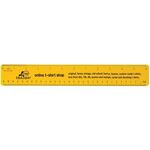 Standard 12 inch Ruler - Yellow