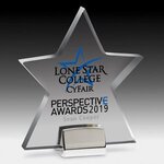 Buy Star Award With Chrome Base - Silkscreen
