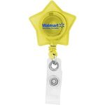 Star-Shaped Retractable Badge Holder