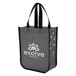 Star Struck Laminated Non-Woven Tote Bag - Gray