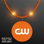 Buy Still-Light Orange Beads with Medallion