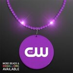 Buy Still-Light Purple Beads with Medallion