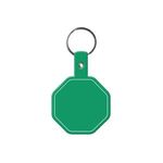 Stop Sign Flexible Key Tag - Green