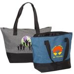 Strand™ Simple Snow Canvas Tote - Blue