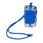 Strappy Mobile Device Pocket - Blue