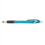 Stratus Grip w/Stylus Pen - Aqua Blue/silver
