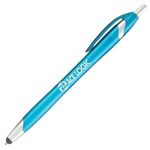 Stratus Metallic w/Stylus Pen - Aqua Blue/silver