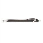 Stratus Metallic w/Stylus Pen - Black/Silver