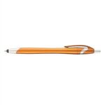 Stratus Metallic w/Stylus Pen - Orange/Silver