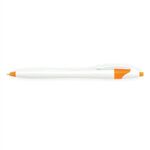 Stratus Vibe - ColorJet - Full Color Pen - White/Orange