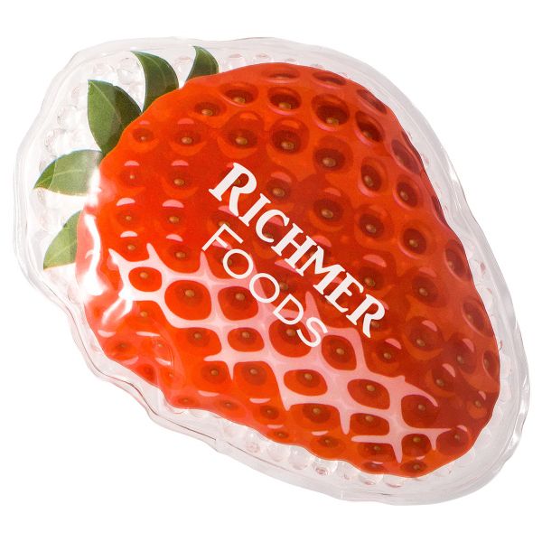 Main Product Image for Custom Printed Strawberry Art Hot/Cold Pack